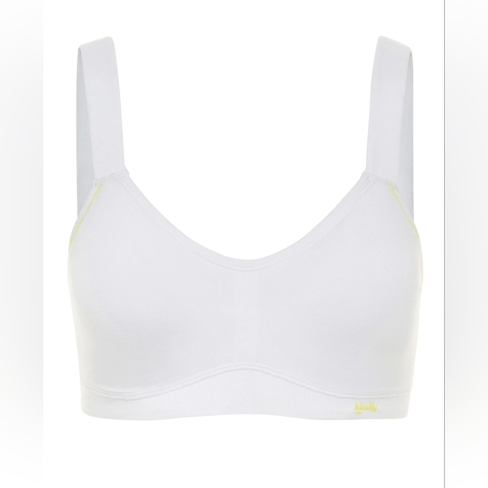 Kindly Yours NEW Sustainable Wirefree Bra White Size M Comfort Sugarcane Cup